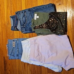 Size 8 bundle 7 items, CK, Gap, Lucky, Levis, Dress barn.